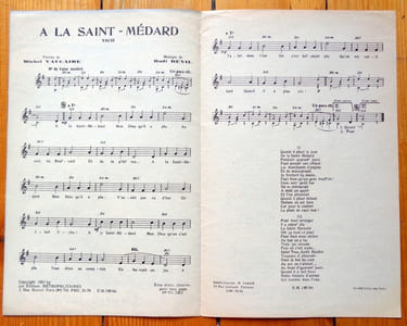 A la Saint Médard.