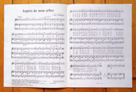Auprès de mon arbre. . Brassens Georges: