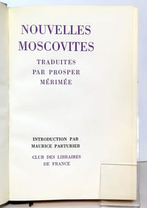 Contes et nouvelles moscovites, traduits par Prosper Mérimée.