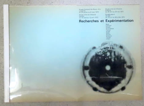Recherches et Expérimentation. . Thévoz Michel (intr.) - Jean Baier, Serge Candolfi, Angel Duarte, Gérald Ducimetière, W. Fischer, H.R. Huber, Pierre ...