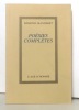 Poésies complètes. . Jeanneret Edmond: