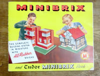Minibrix book. The complete building system in miniature with All-Rubber bricks. 