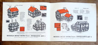 Minibrix book. The complete building system in miniature with All-Rubber bricks. 