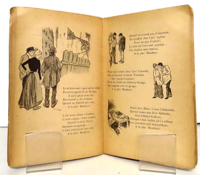 Dans la rue. Deuxième volumes, chansons et monologues. . Bruant Aristide, Steinlen (ill.):