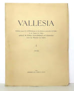 Vallesia I. Bulletin annuel de la Bibliothèque et des Archives cantonales du Valais et du Musée de Valère / Jahrbuch der Walliser Kantonsbibliothek und Staatsarchive sowie des Museums vonvon Valeria.  par [Valais] : 