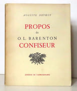 Propos de O. L. Barenton confiseur, ancien élève de l 'école polytechnique.  par Detoeuf Auguste, Brisson Pierre (préf.) : 