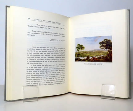 Genève vue par ses hôtes - Genève ou La mission pacificatrice d'une cité libre, suivis de textes anglais, italiens et français de divers auteurs. . ...