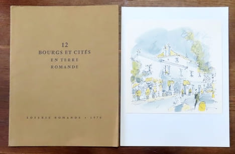 12 bourgs et cités en terre romande. . Perrenoud [Jacques]:
