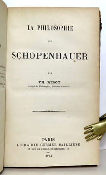 La philosophie de Schopenhauer. . Ribot Théodule: