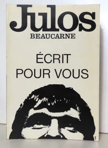 Ecrit pour vous.