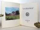 La Grange - Genève 1960. . Bouvier Auguste, Arlaud Jean (photographies): 