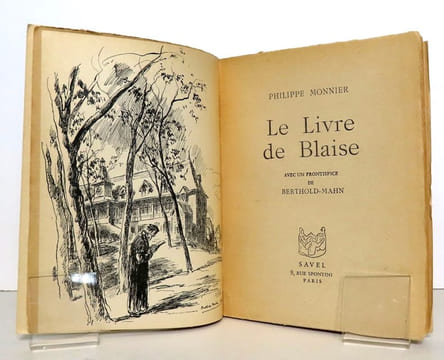 Le livre de Blaise. . Monnier Philippe: 
