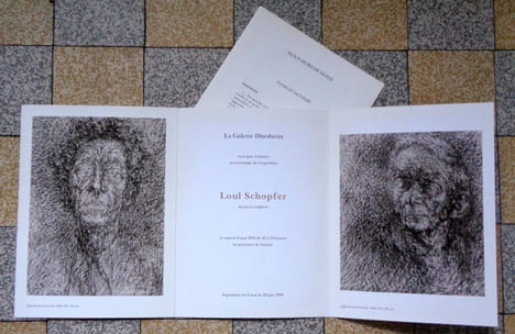 Nous hors de nous. A propos de Loul Schopfer. . [Schopfer] Jean Roudaut: 