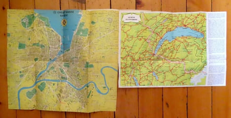 Genève. Guide historique - Livre d'or - Chronologie genevoise - Institutions internationales - Excursions - Illustrations - Plans. . Dumont ...