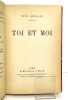 Toi et moi. . Geraldy Paul: 