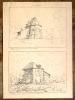 Chapelle de St. Roch (choeur) dessinée par Samuel Naef en 1818. Démolie en 1820 / Chapelle de la maladrerie au Clos de Bulle près Lausanne (Chapelle ...