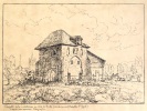 Chapelle de St. Roch (choeur) dessinée par Samuel Naef en 1818. Démolie en 1820 / Chapelle de la maladrerie au Clos de Bulle près Lausanne (Chapelle ...