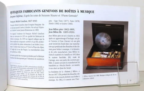 La boîte à musique, une industrie genevoise. . undefined