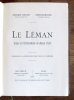 Le Léman dans la littérature et dans l'art. . Guillon Edouard & Bettex Gustave: 