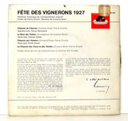 Fête des Vignerons 1927. Réédition historique de l'enregistrement original.  par Fête des Vignerons - Gustave Doret, Pierre Girard:  - Image 2