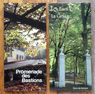 Promenade des Bastions. Guide dendrologique / Les Eaux-Vives, La Grange. 