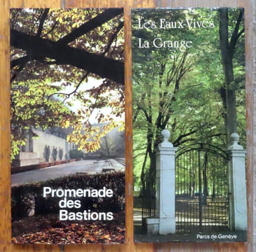 Promenade des Bastions. Guide dendrologique / Les Eaux-Vives, La Grange. . Haarman Frédérik et al.: