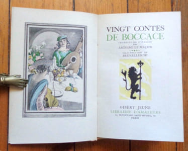 Vingt contes de Boccace.