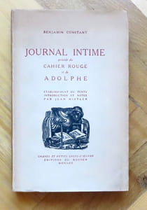 Journal intime. Précédé du Cahier rouge et Adolphe.