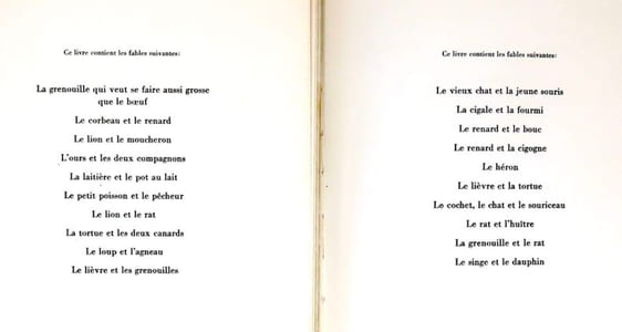 Fables de La Fontaine illustrées par Moritz Kennel.