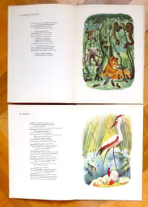 Fables de La Fontaine illustrées par Moritz Kennel.