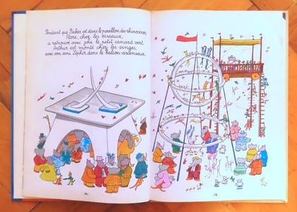 Babar à la fête de Célesteville.