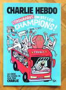Coronavirus - On est les champions ! La crise du COVID vue par Charlie.  par Charlie Hebdo:  - Image 1