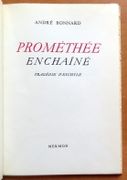 Prométhée enchainé. Tragédie d'Eschyle.  par Bonnard André:  - Image 2