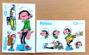 Guust [Gaston] . Decalco, 2 feuilles.  par Franquin André :  - Image 1