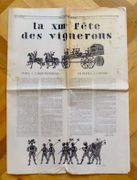 Supplément de la Gazette de Lausanne - La XIIe Fête des Vignerons.  par Collectif: Pierre Estoppey (ill.), Jean Nicollier, Colette Muret, Pierre A. Dentan, R.-M. Courvoisier, Henri Chevalley:  - Image 1