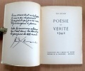 Poésie et vérité 1942. . Eluard Paul: 