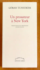 Un prosateur à New York. 
