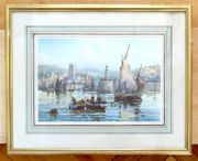 [Fishermen - Pêcheurs] Reproduction encadrée.  par Aylin Géo:  - Image 1