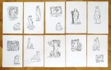 10 bois gravés en noir. . Maillol Aristide: 