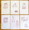 10 bois gravés sépia. . Maillol Aristide: 