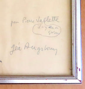 Dessin original signé - Pierre Valette.