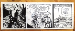 Barbarella - Le Semble-Lune. Strip original à l'encre de Chine. . Forest Jean-Claude: 