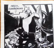 Barbarella - Le Semble-Lune. Strip original à l'encre de Chine.  par Forest Jean-Claude:  - Image 2