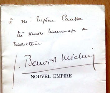 Nouvel Empire. Traduction, avec une Préface, des Arguments et des Notes par Benoist-Méchin.