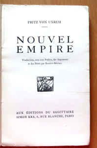 Nouvel Empire. Traduction, avec une Préface, des Arguments et des Notes par Benoist-Méchin.