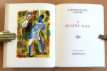 A quatre voix. . Tagore Rabindranath, Ambrogiani (ill.): 