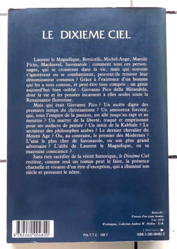 Le dixième ciel. . Barilier Etienne: