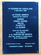 Plaque émaillée pour la 12e course de l'Escalade - 1988.  par Exem:  - Image 2