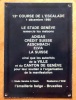 Plaque émaillée pour la 12e course de l'Escalade - 1990. . Exem: 