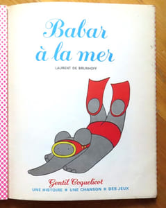 Babar à la mer.